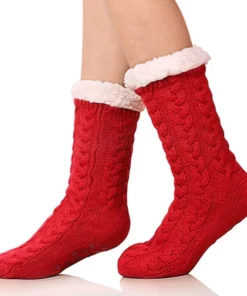 Sherpa Lined Slipper Socks