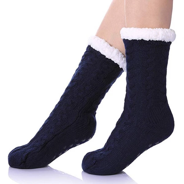 Sherpa Lined Slipper Socks