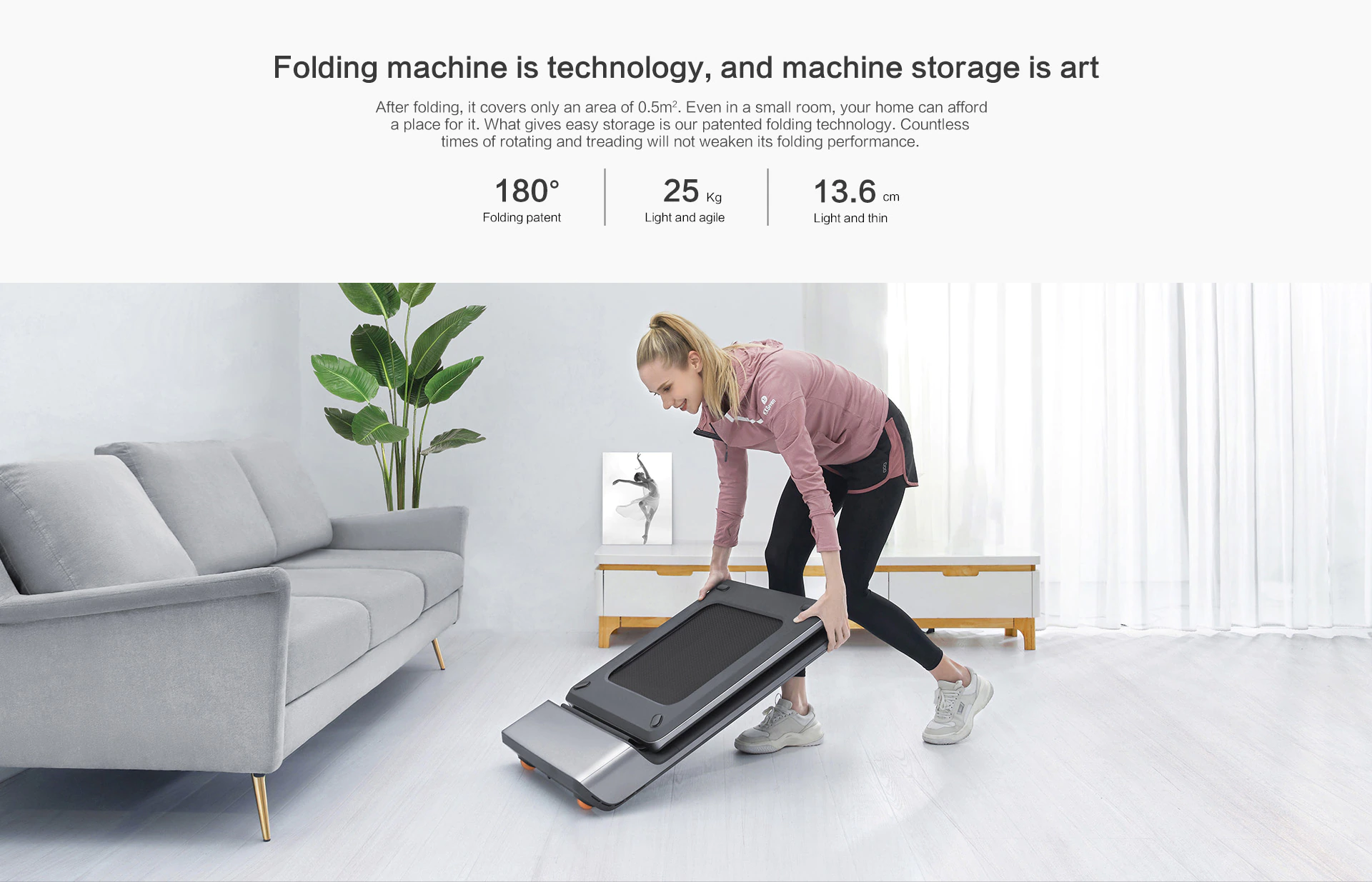 Trendmill  Thin Folding Electric Treadmill