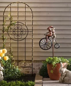 Vintage Bicycle Metal Wind Spinner