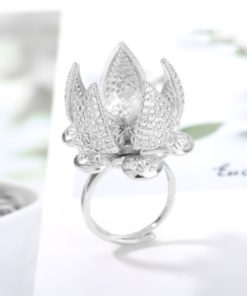 Blooming Flower Cocktail Ring