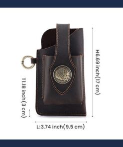 Multifunctional Leather Mobile Phone Bag