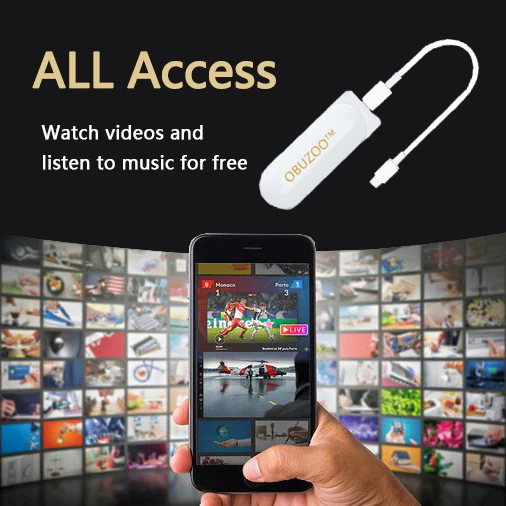 OBUZOO Mini Mobile Streaming Device