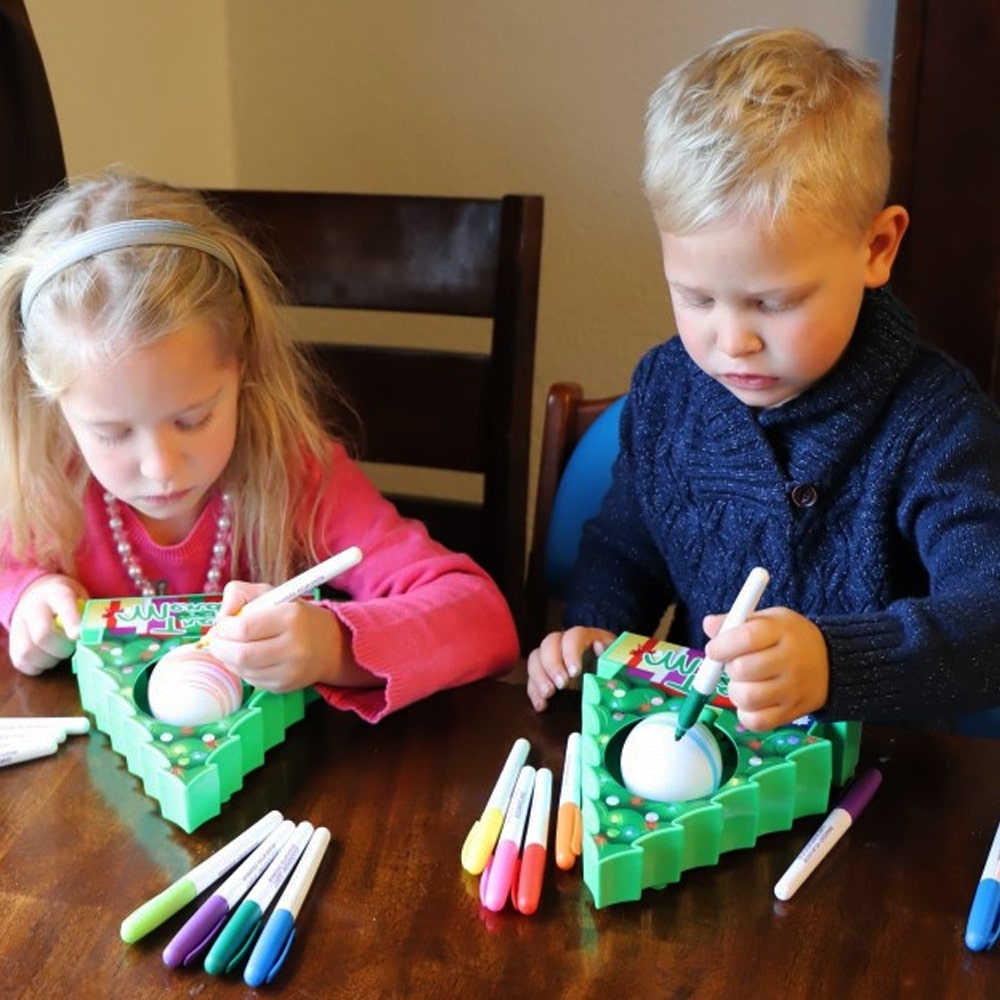 DIY Christmas Tree Ornaments Coloring Kit