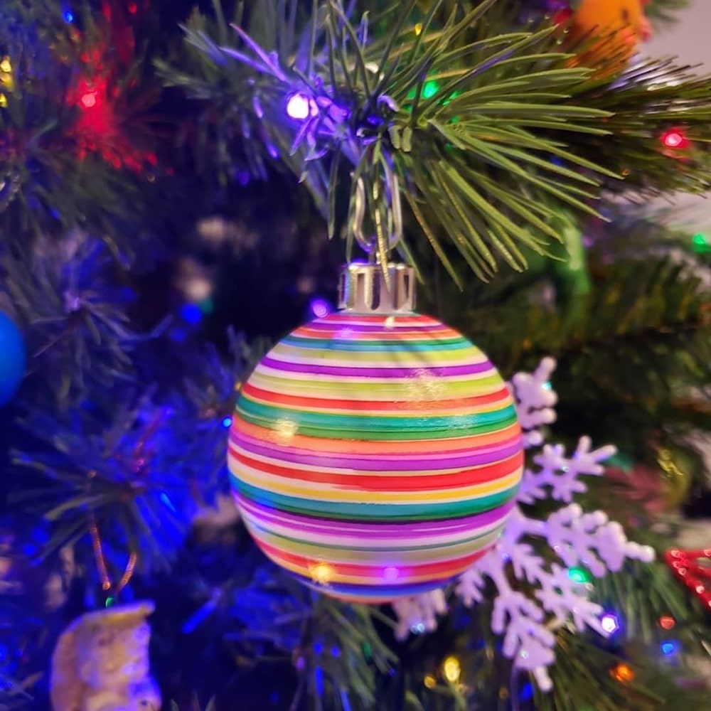 DIY Christmas Tree Ornaments Coloring Kit