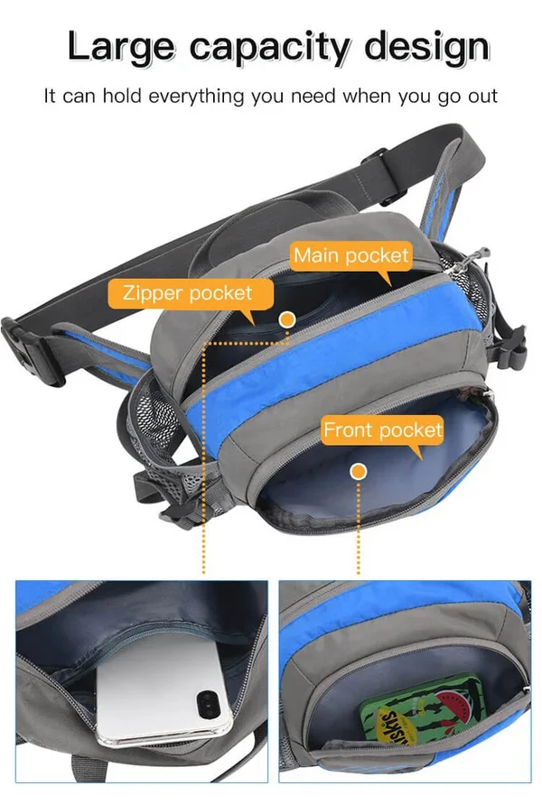 Large Capacity Waterproof Waist Bag