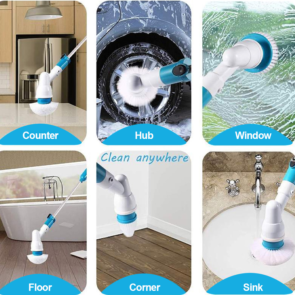 Cordless Power Scrubber For Bathrooms