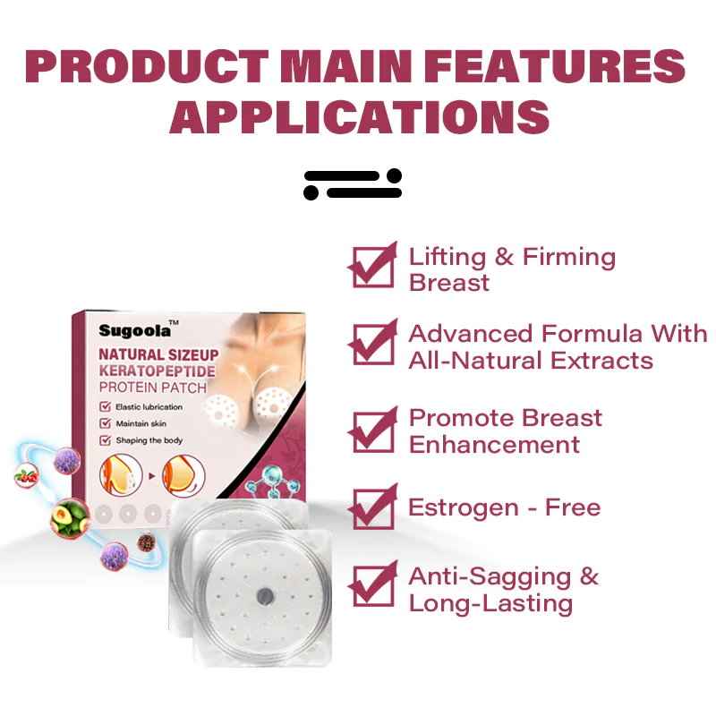 Sugoola Natural SizeUp Keratopeptide Protein Patch Pro