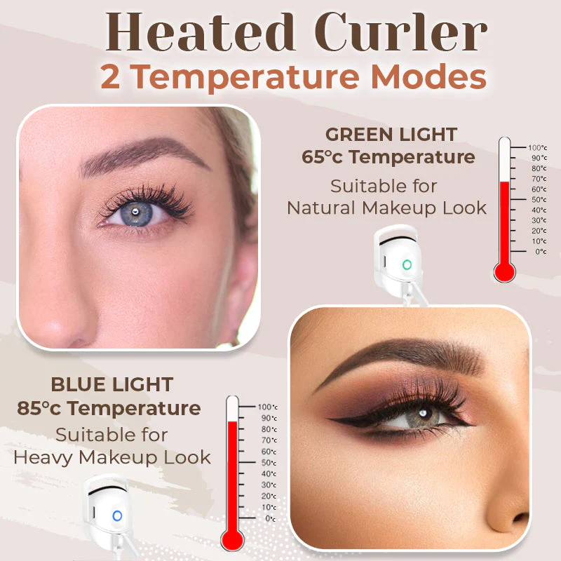 MuDina 4D Curly Heated Eyelash Curler