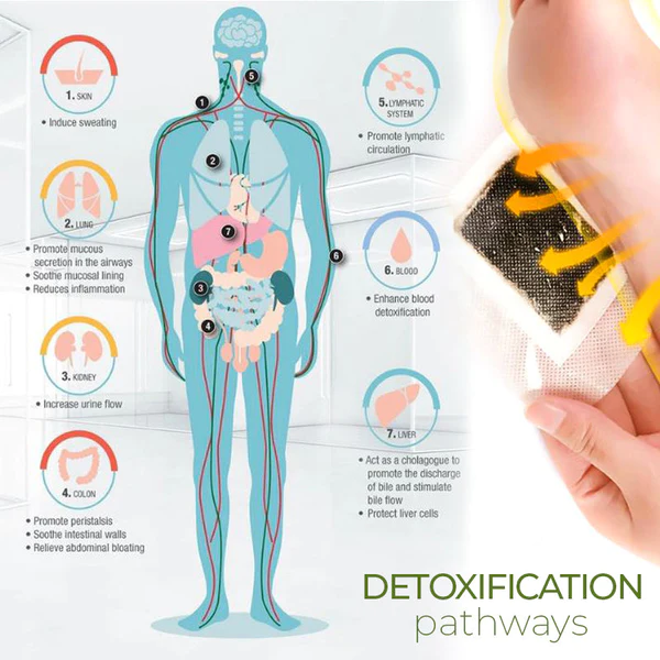 GFOUK TruDetox Lymphatic Drainage Foot Pads