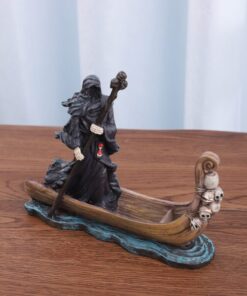 Scary Man Boat Resin Figurine Home Decor
