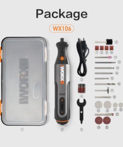 Worx 4V/8V Rotary Tool Cordless For Engraving