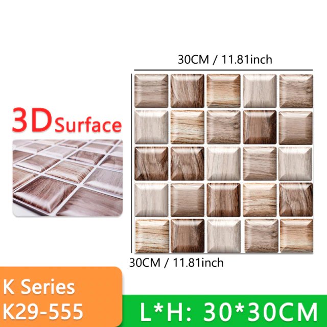 3D Peel and Stick Wall Tiles