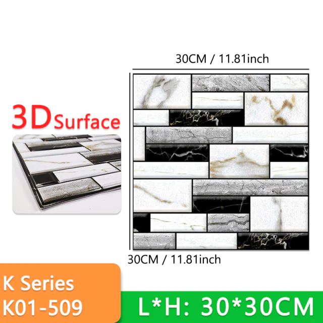 3D Peel and Stick Wall Tiles