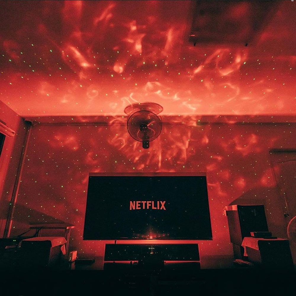 Remote Controlled Bluetooth Music Starry Galaxy Projector Light