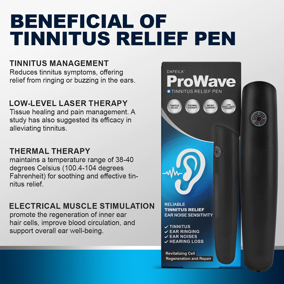 GFOUK DrWave Tinnitus NerveTreat Thermal Pen