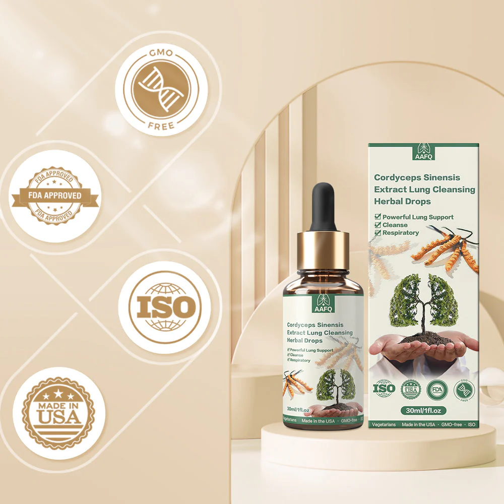 Cordyceps Sinensis Extract  Lung Clearing Drops  Clean & Breathe
